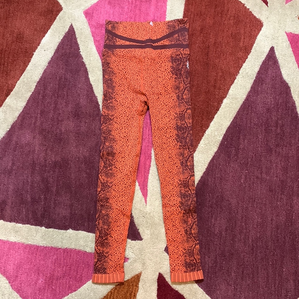 FP movement snakeskin leggings yoga pants XS